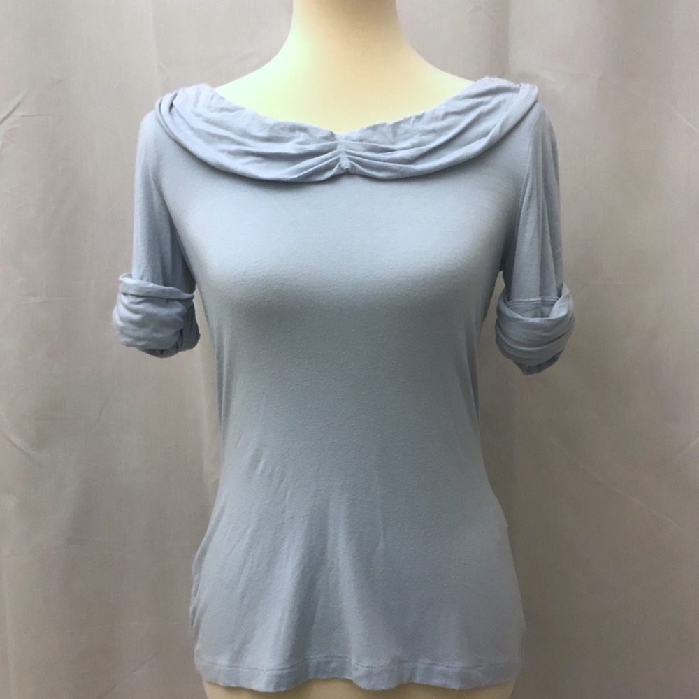 ECI New York Crew Collar Princess Shirt Sz S